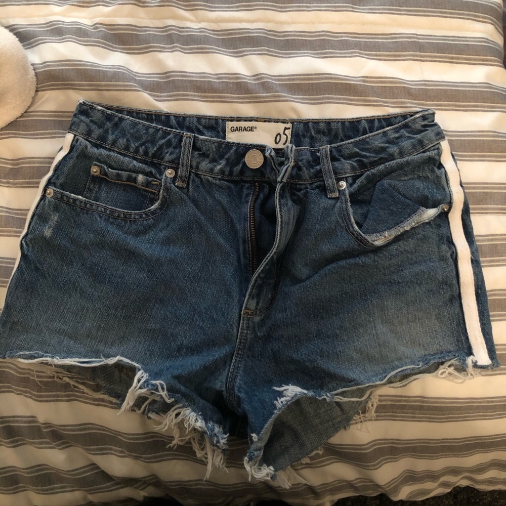 Garage denim shorts